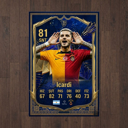 SelfRug™ Icardi  Dijital Baskı Duvar Halısı