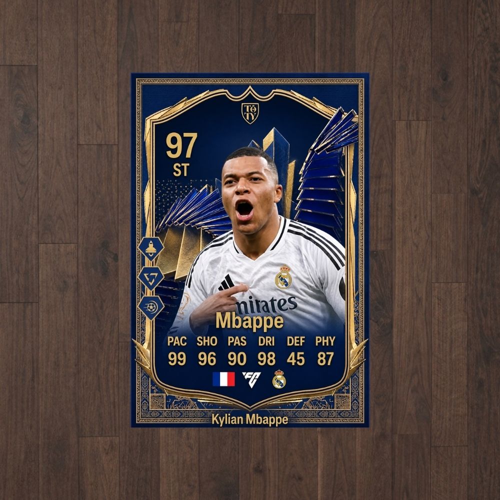 SelfRug™ Mbappe Baskı Duvar Halısı