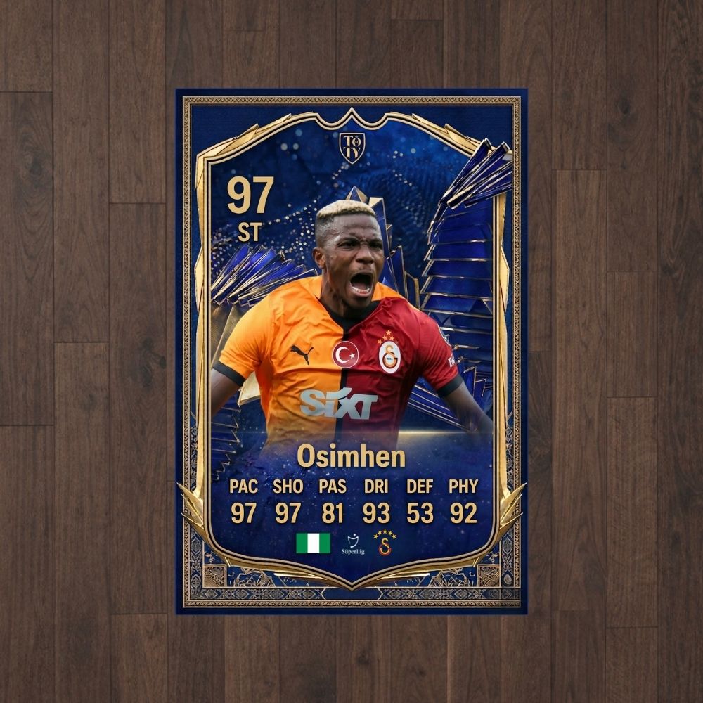 SelfRug™ Osimhen Baskı Duvar Halısı