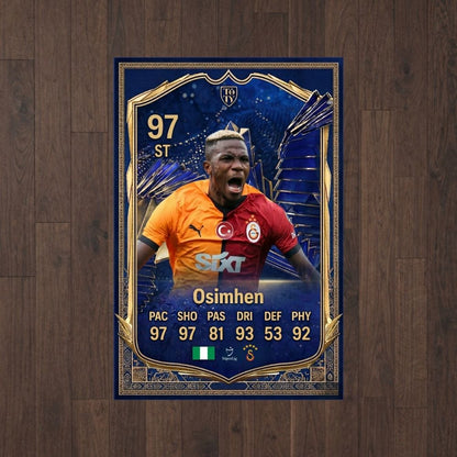 SelfRug™ Osimhen Baskı Duvar Halısı